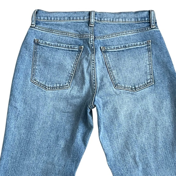 Old Navy Mid-rise Boyfriend Ankle Jeans Women’s Size 00 Released Step Hem - Picture 5 of 8